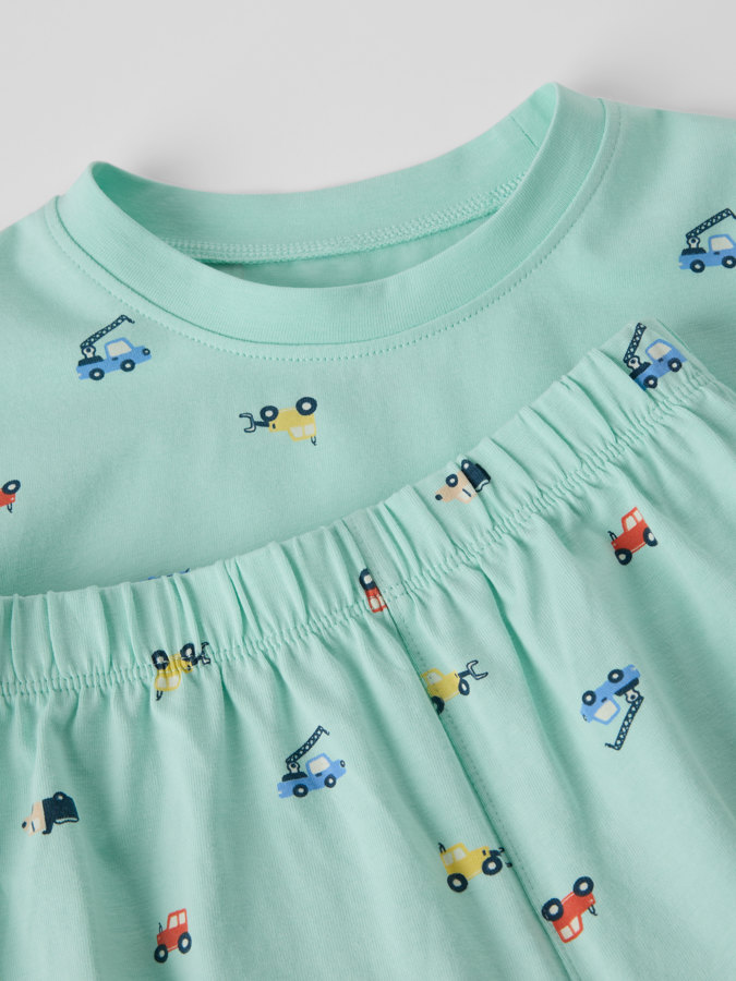 Kortärmad pyjamas bilar Kortärmad pyjamas bilar