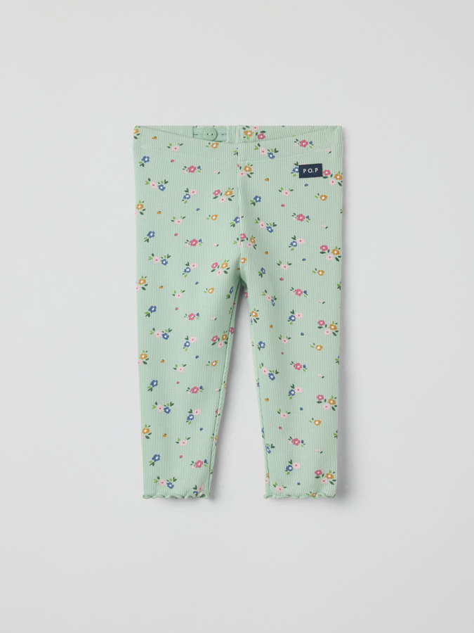 Leggings baby blommiga Leggings baby blommiga