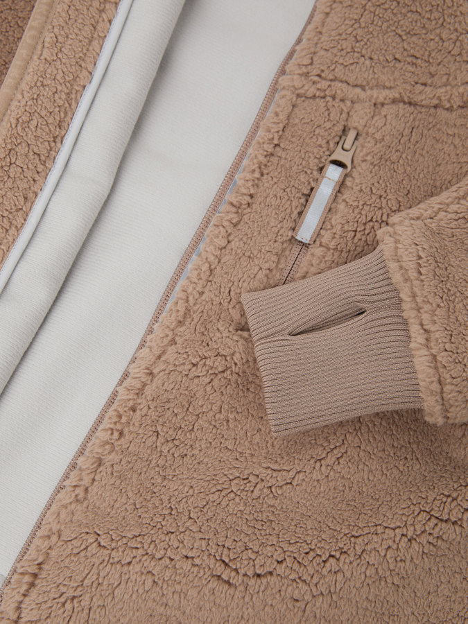 Vindtät pilefleecejacka Vindtät pilefleecejacka