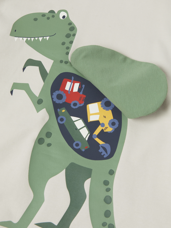 Långärmad t-shirt dinosaurie