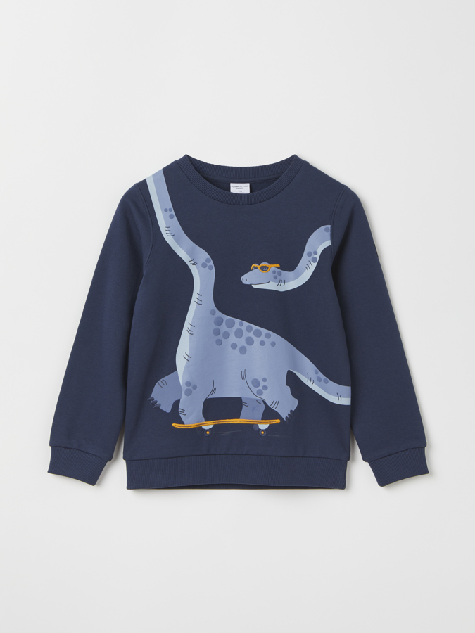 Långärmad t-shirt dinosaurie