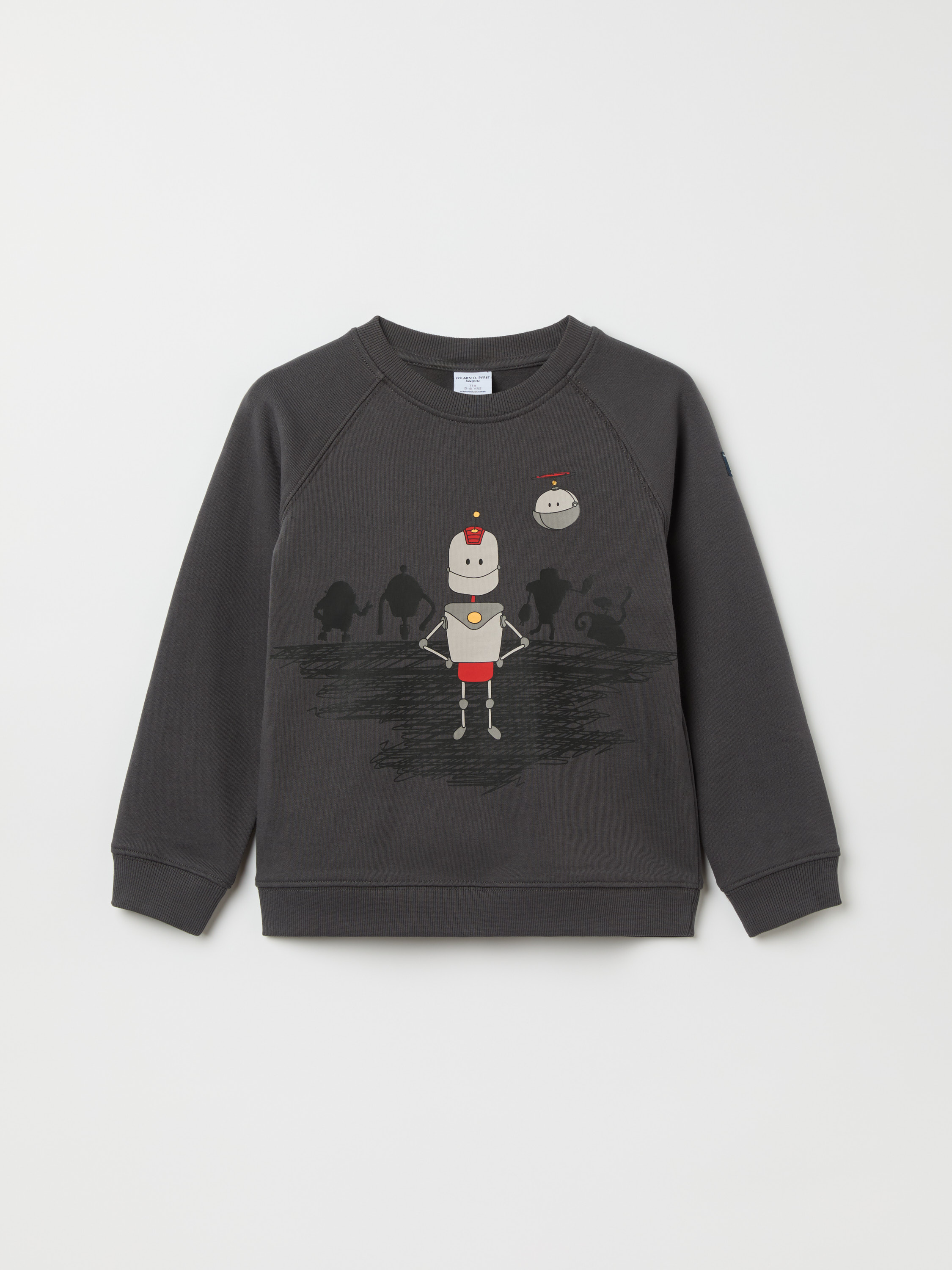 Polarn O. Pyret Sweatshirt robotar