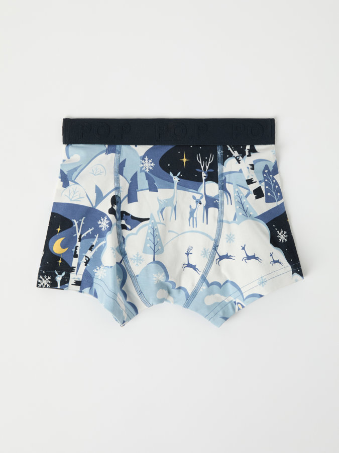 Boxershorts vinterlandskap