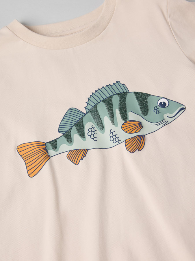 Långärmad t-shirt fisk