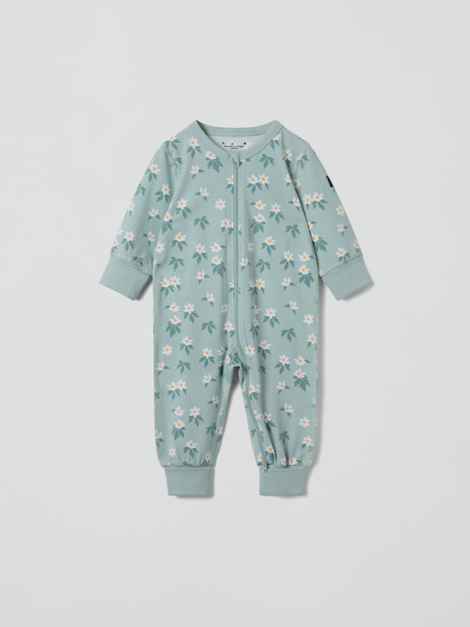 Pyjamasoverall blommor