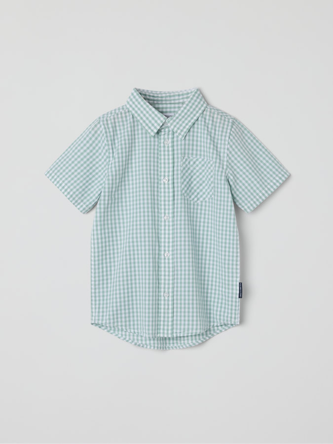 Kortärmad skjorta rutig Kortärmad skjorta rutig