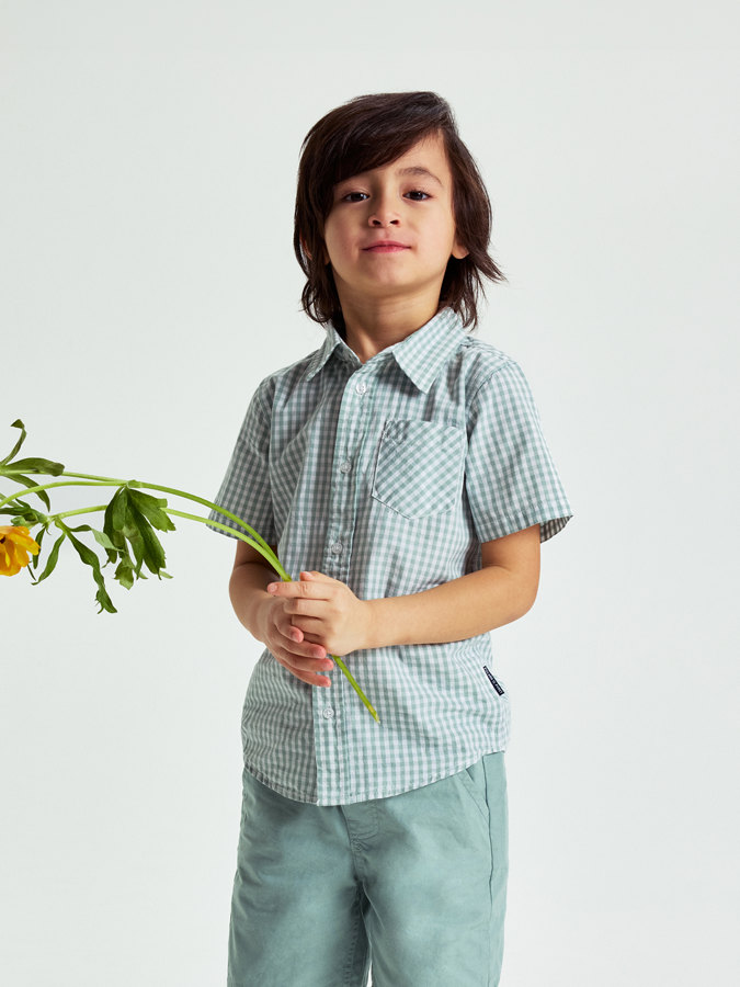 Kortärmad skjorta rutig Kortärmad skjorta rutig