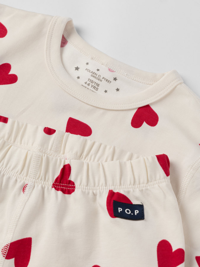 Pyjamas hjärtan Pyjamas hjärtan