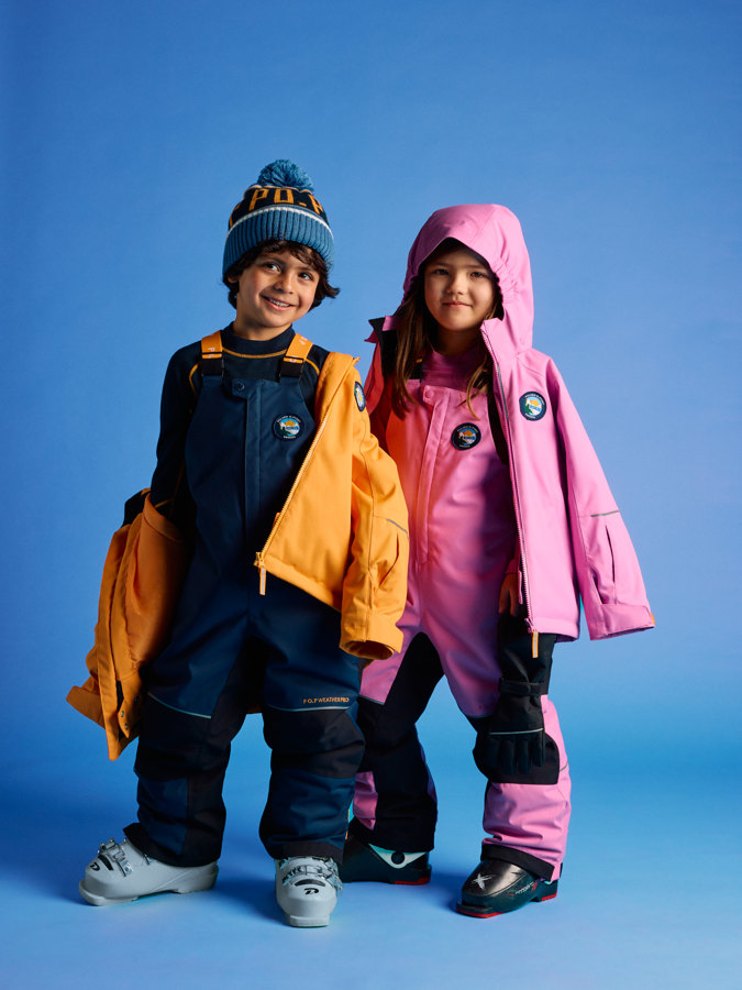 Vattentäta vadderade skidbyxor POWDER Vattentäta vadderade skidbyxor POWDER